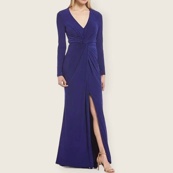 NWT | Vince Camuto | Twist Front Maxi Dress | Royal Blue | Size 2 - Picture 1 of 14